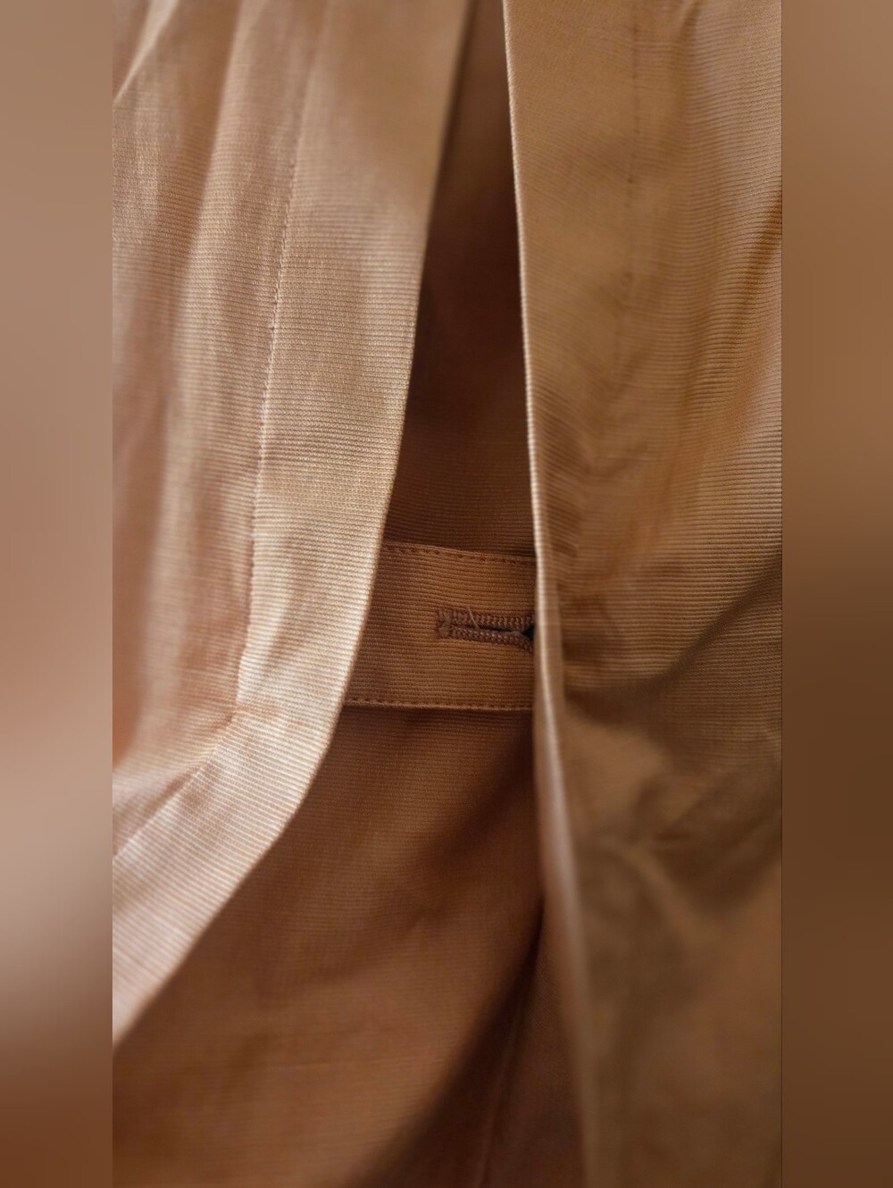 23 Wands Women’s Double-Breasted Trench Coat Rust Orange - Picture 5 of 5